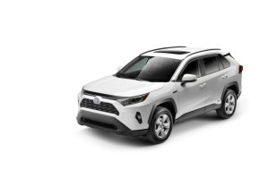 Toyota RAV4 Hood Deflector - Husky Liners - Aeroskin - Matte Black - `19-`25
